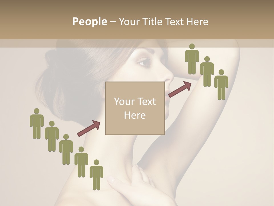 Woman Trend Face PowerPoint Template