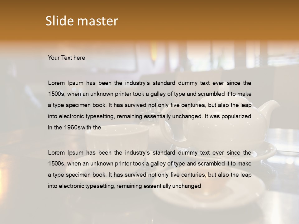 Mug Aromatic Taste PowerPoint Template