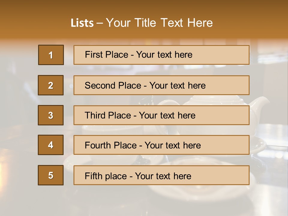 Mug Aromatic Taste PowerPoint Template