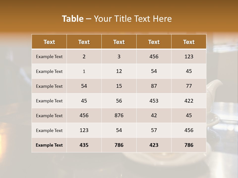 Mug Aromatic Taste PowerPoint Template