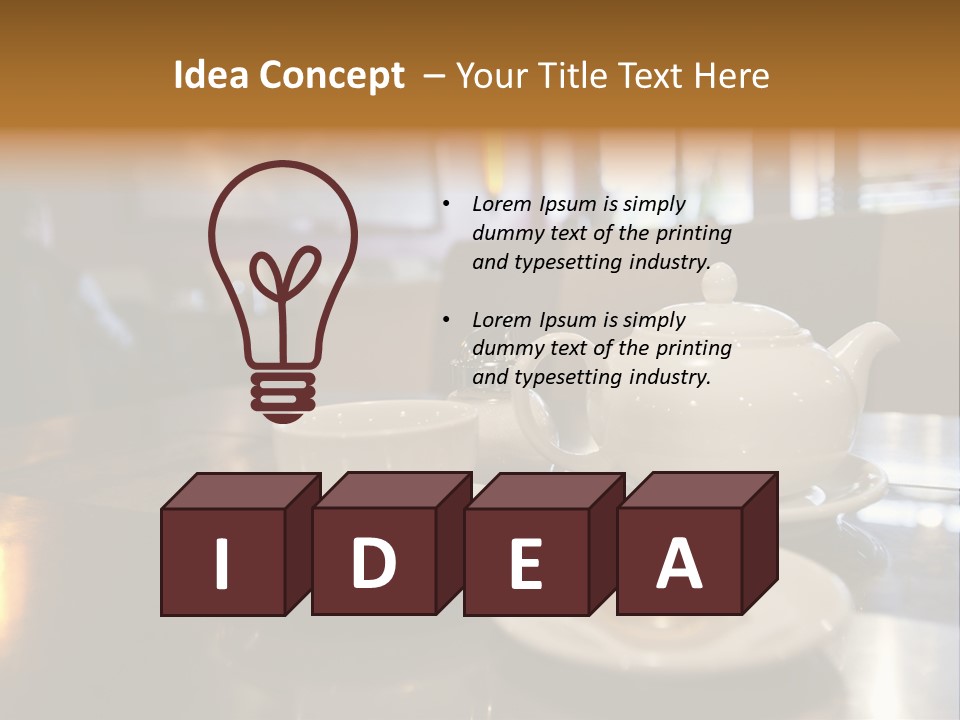 Mug Aromatic Taste PowerPoint Template