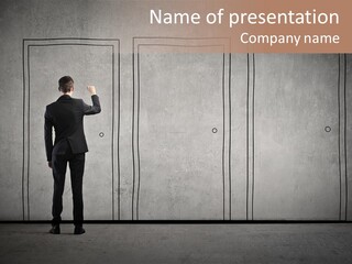 Young Opportunity Choose PowerPoint Template