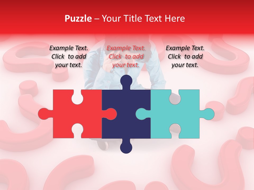 Depression Assistance Person PowerPoint Template