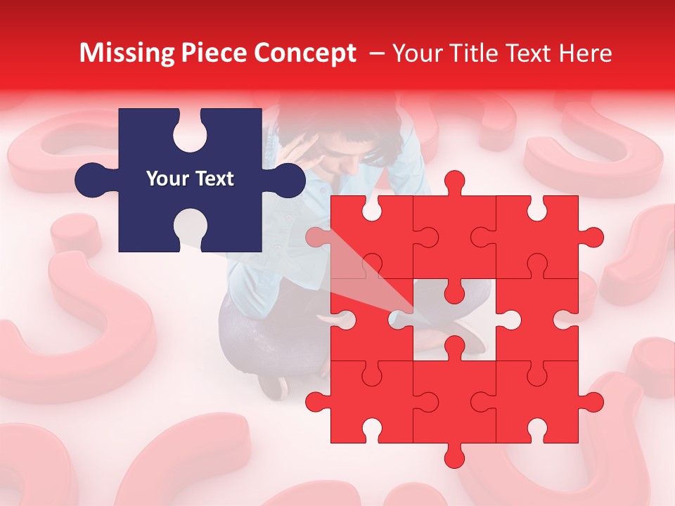 Depression Assistance Person PowerPoint Template