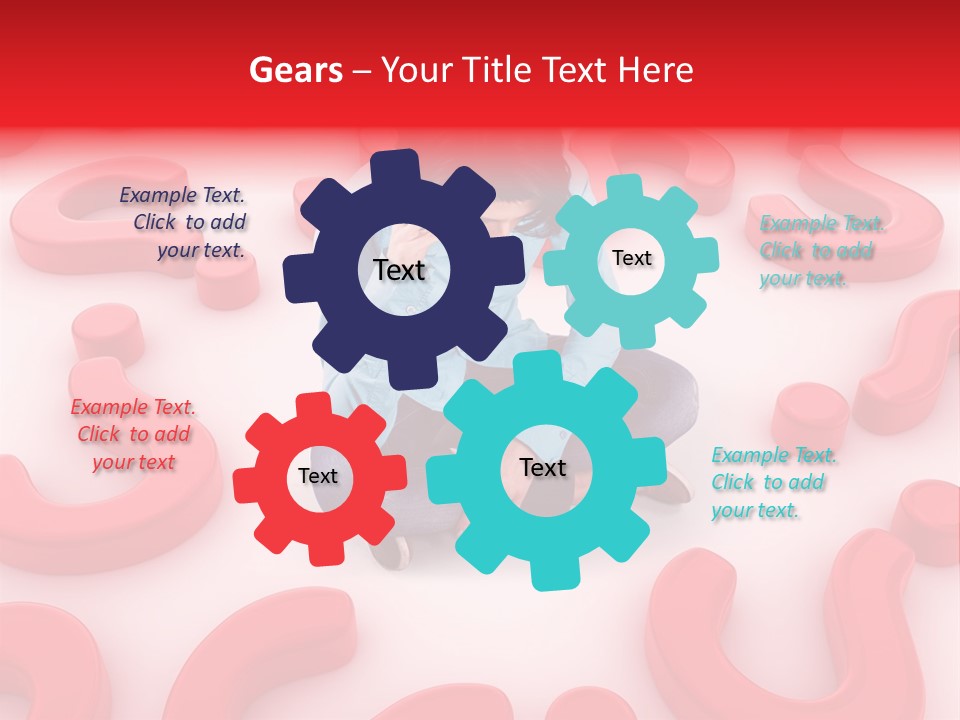 Depression Assistance Person PowerPoint Template