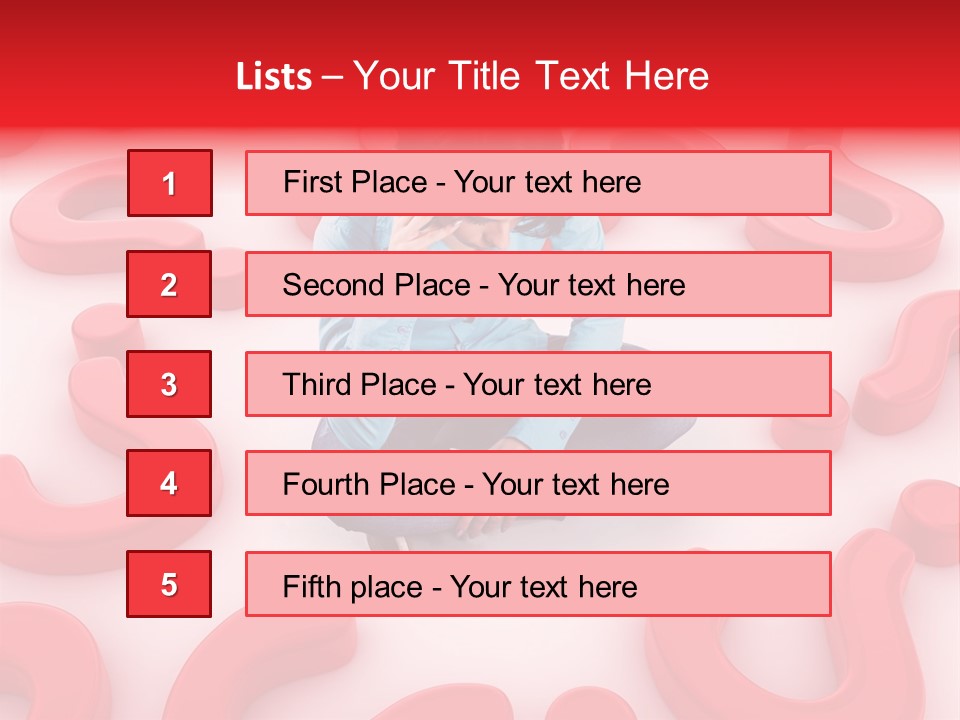 Depression Assistance Person PowerPoint Template