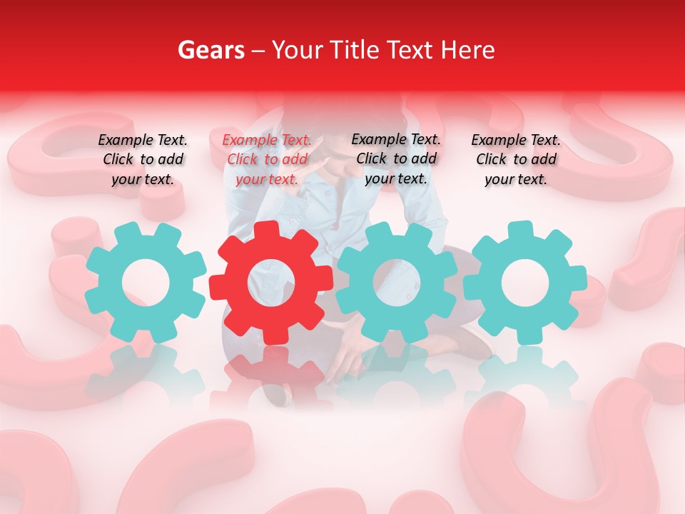 Depression Assistance Person PowerPoint Template