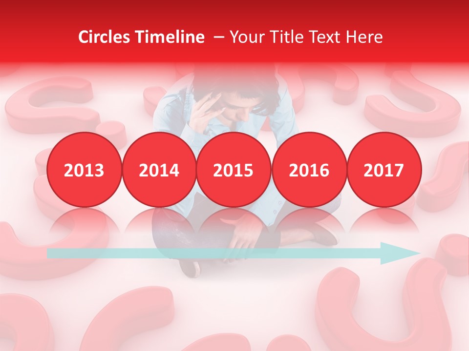 Depression Assistance Person PowerPoint Template