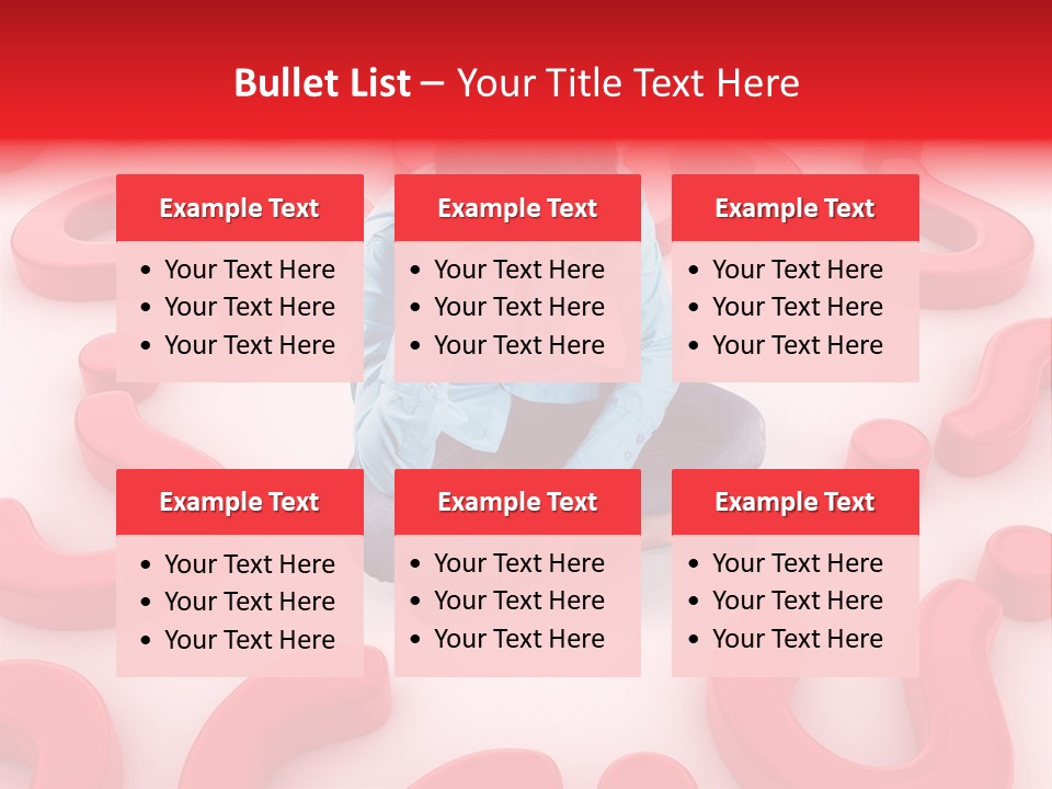 Depression Assistance Person PowerPoint Template