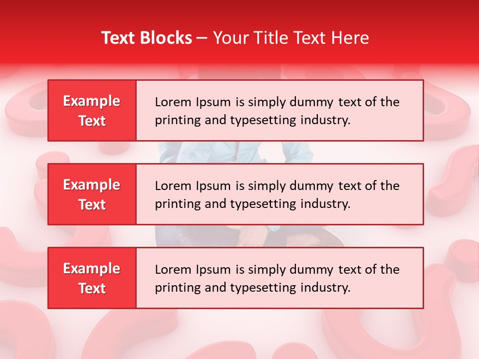 Depression Assistance Person PowerPoint Template