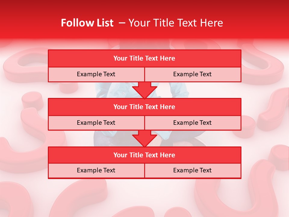 Depression Assistance Person PowerPoint Template