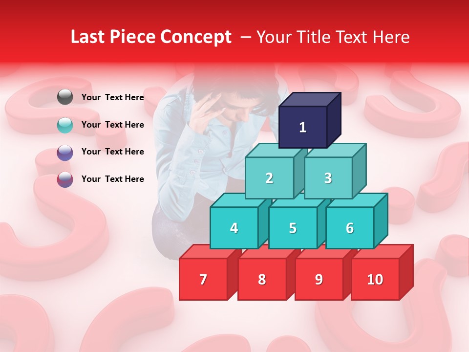 Depression Assistance Person PowerPoint Template