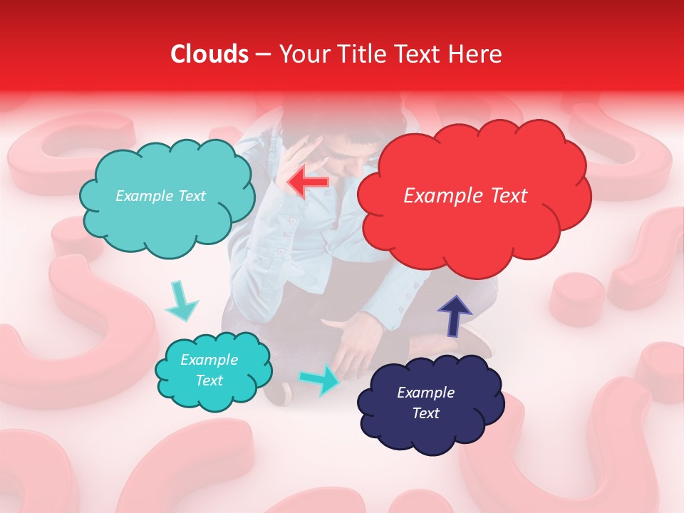 Depression Assistance Person PowerPoint Template
