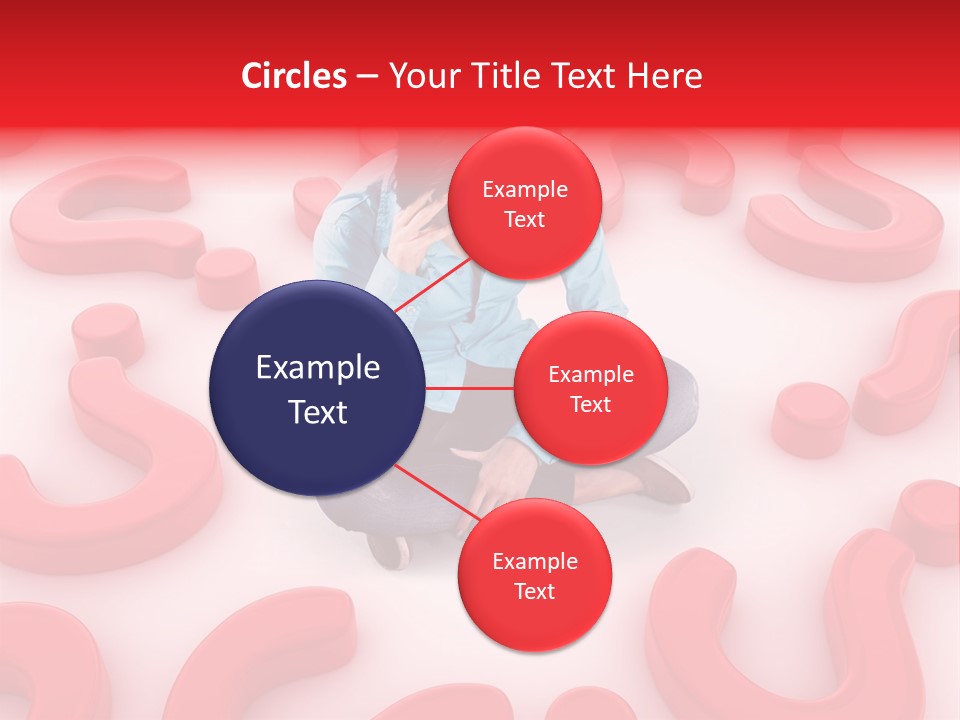 Depression Assistance Person PowerPoint Template