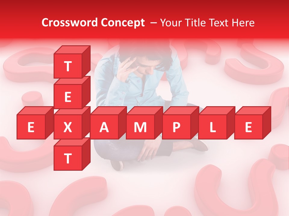 Depression Assistance Person PowerPoint Template