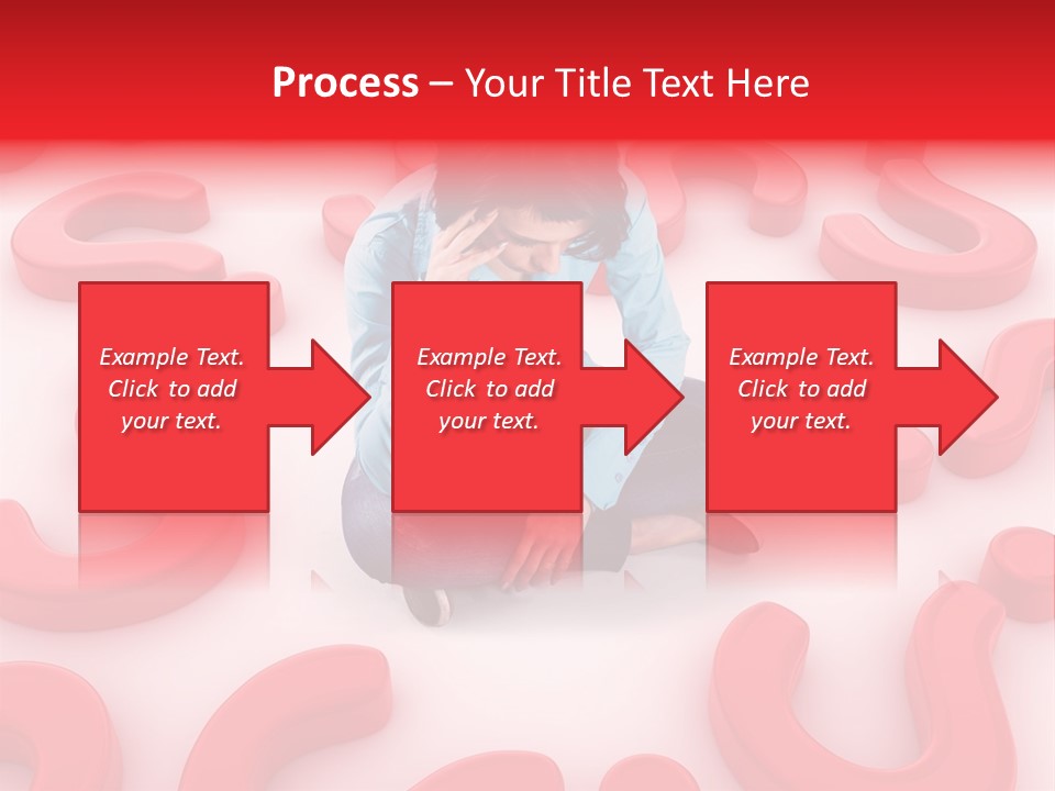 Depression Assistance Person PowerPoint Template