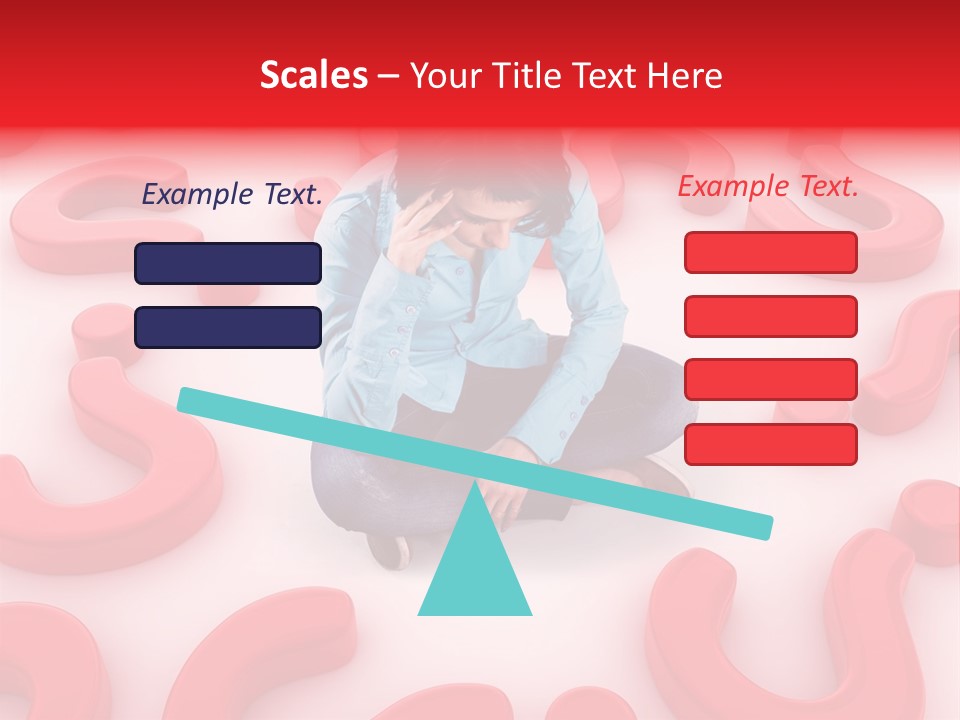 Depression Assistance Person PowerPoint Template