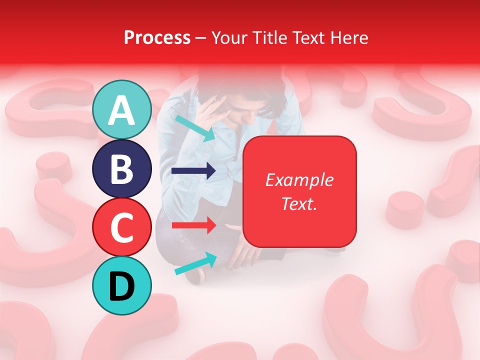 Depression Assistance Person PowerPoint Template