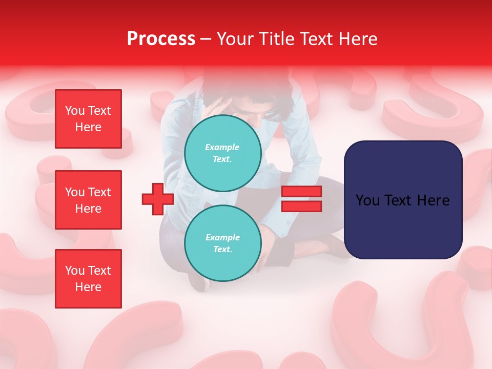 Depression Assistance Person PowerPoint Template