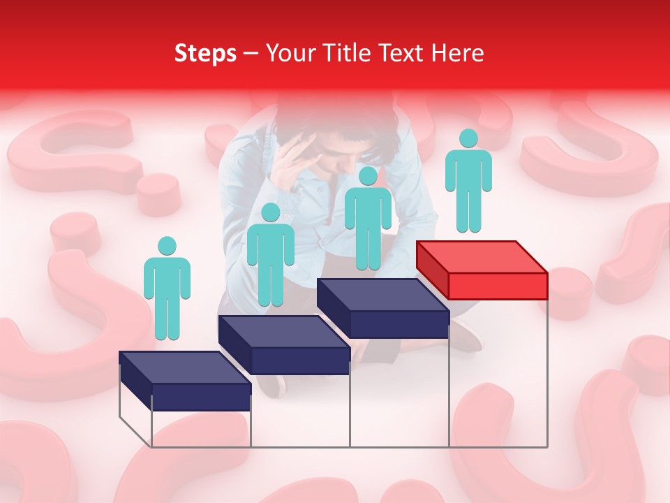 Depression Assistance Person PowerPoint Template