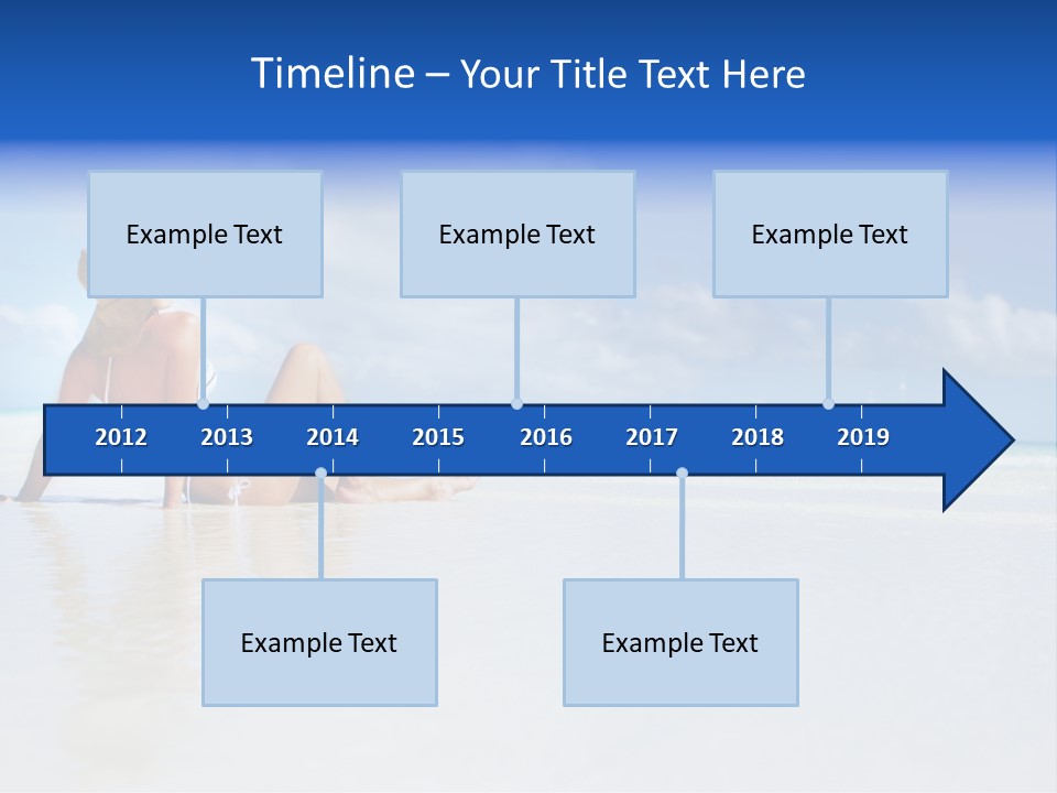Swimming Person Nature PowerPoint Template
