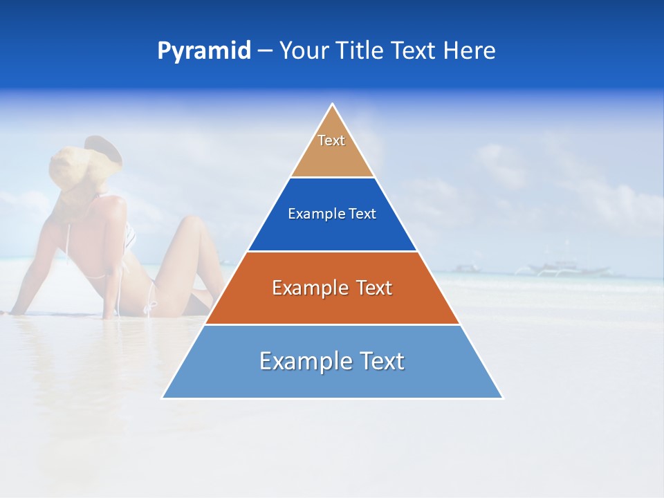 Swimming Person Nature PowerPoint Template