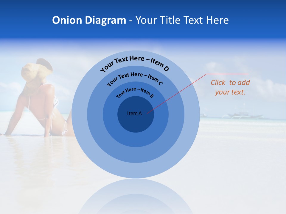 Swimming Person Nature PowerPoint Template