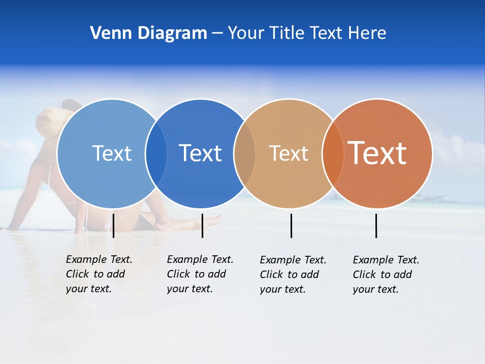 Swimming Person Nature PowerPoint Template