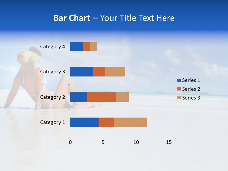 Swimming Person Nature PowerPoint Template