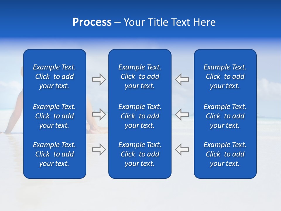 Swimming Person Nature PowerPoint Template
