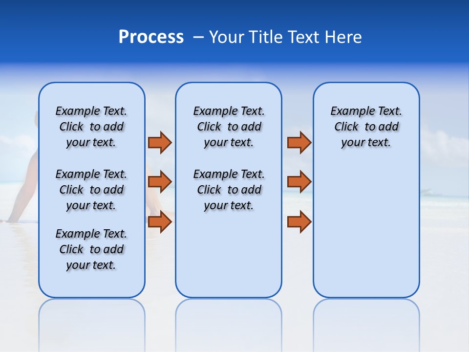 Swimming Person Nature PowerPoint Template