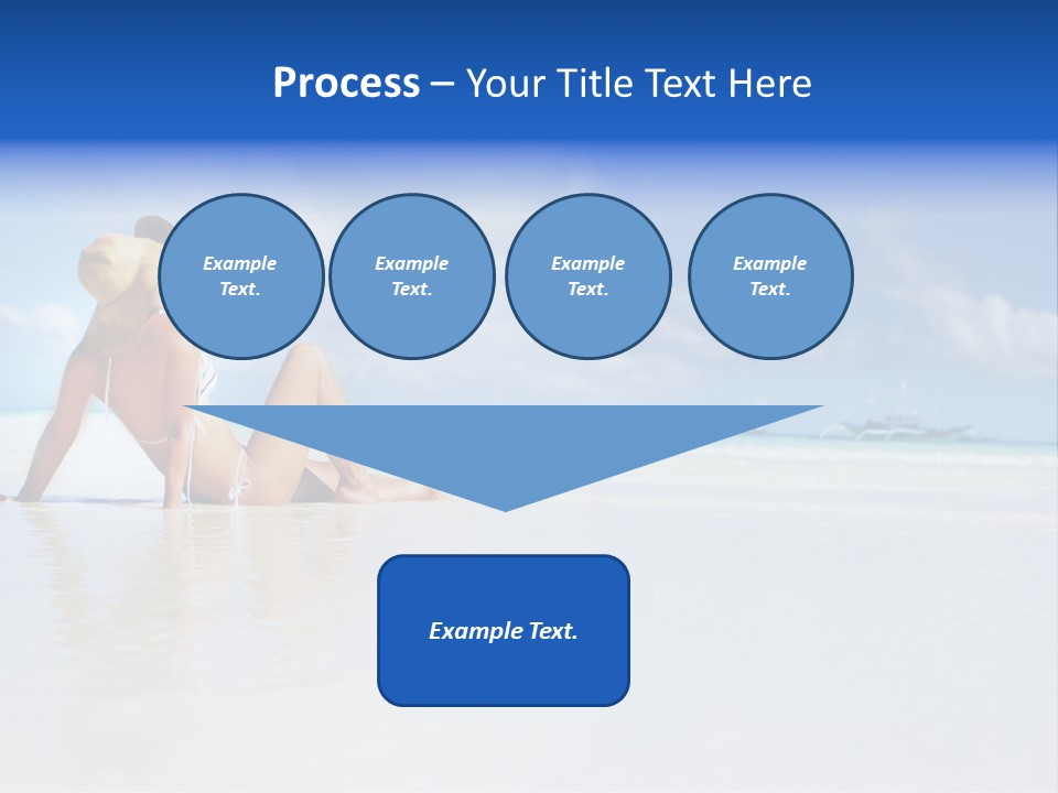 Swimming Person Nature PowerPoint Template