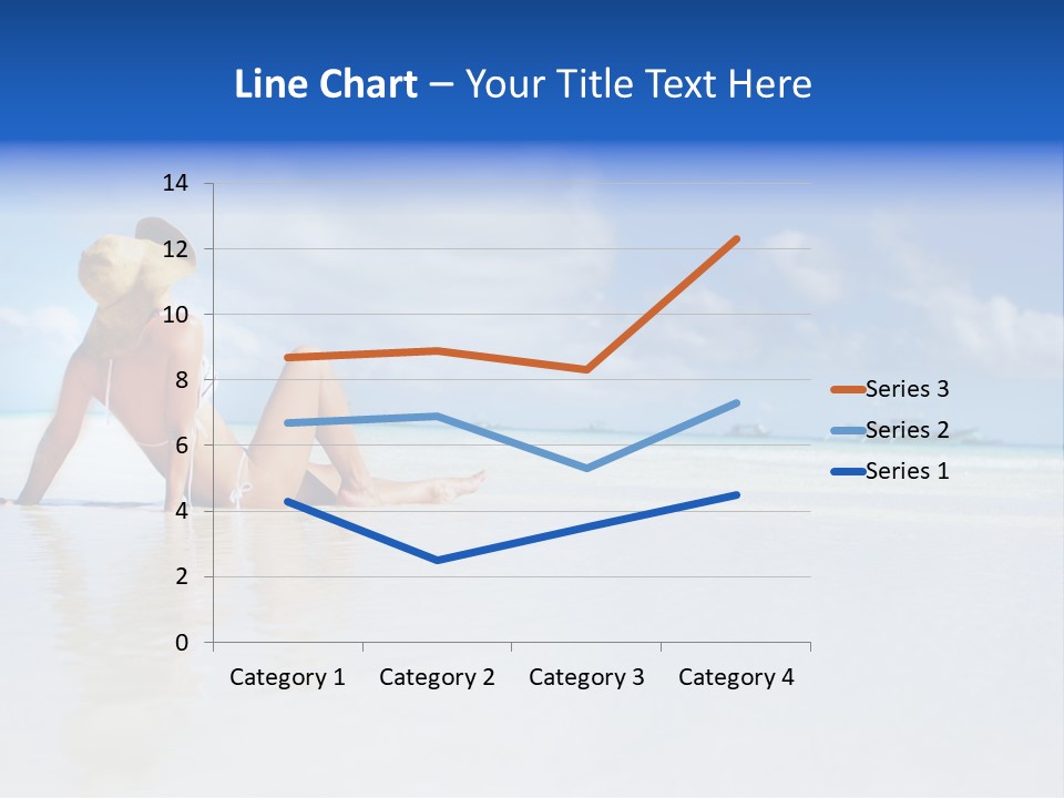 Swimming Person Nature PowerPoint Template