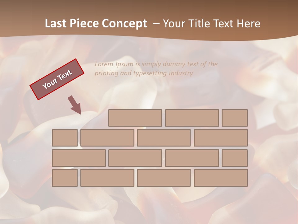 Stack Wall Shape PowerPoint Template