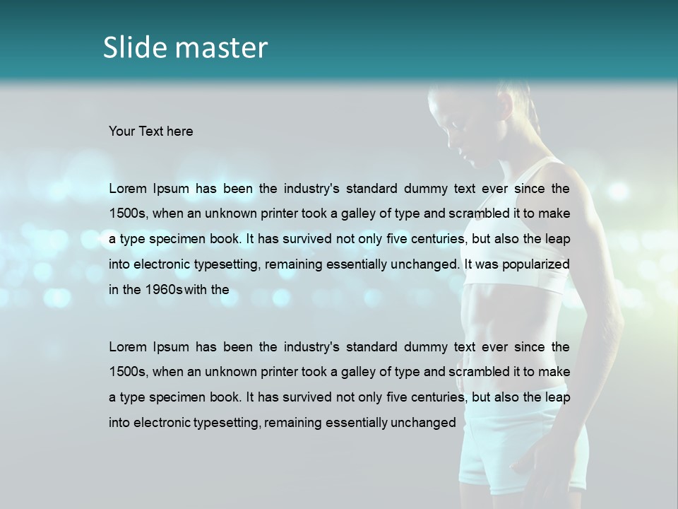 Arm Sport Diet PowerPoint Template