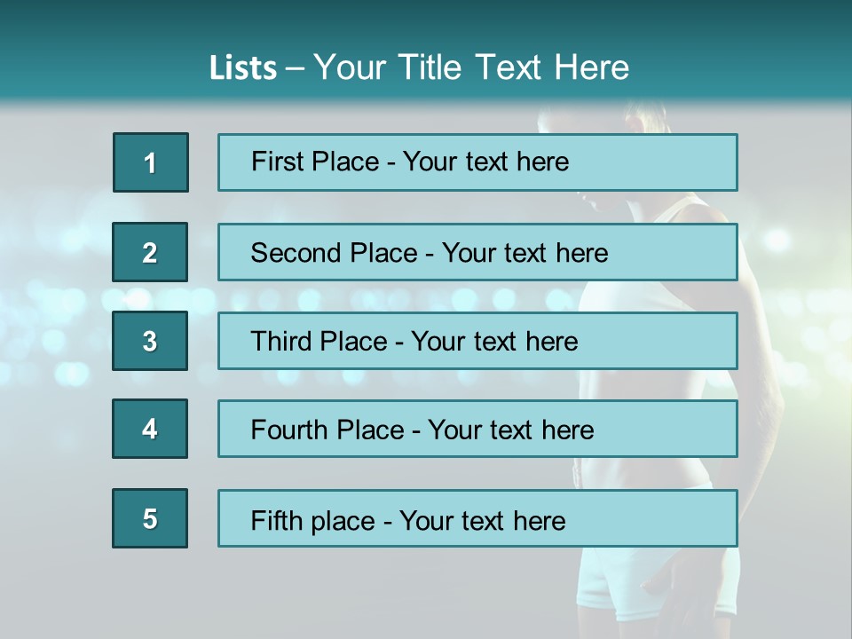 Arm Sport Diet PowerPoint Template
