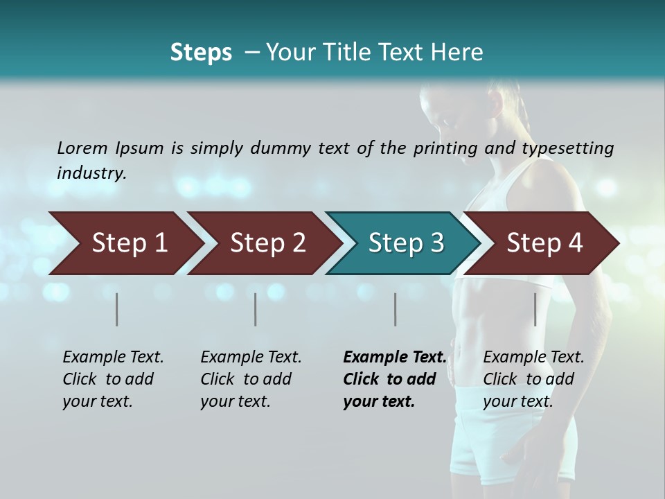 Arm Sport Diet PowerPoint Template