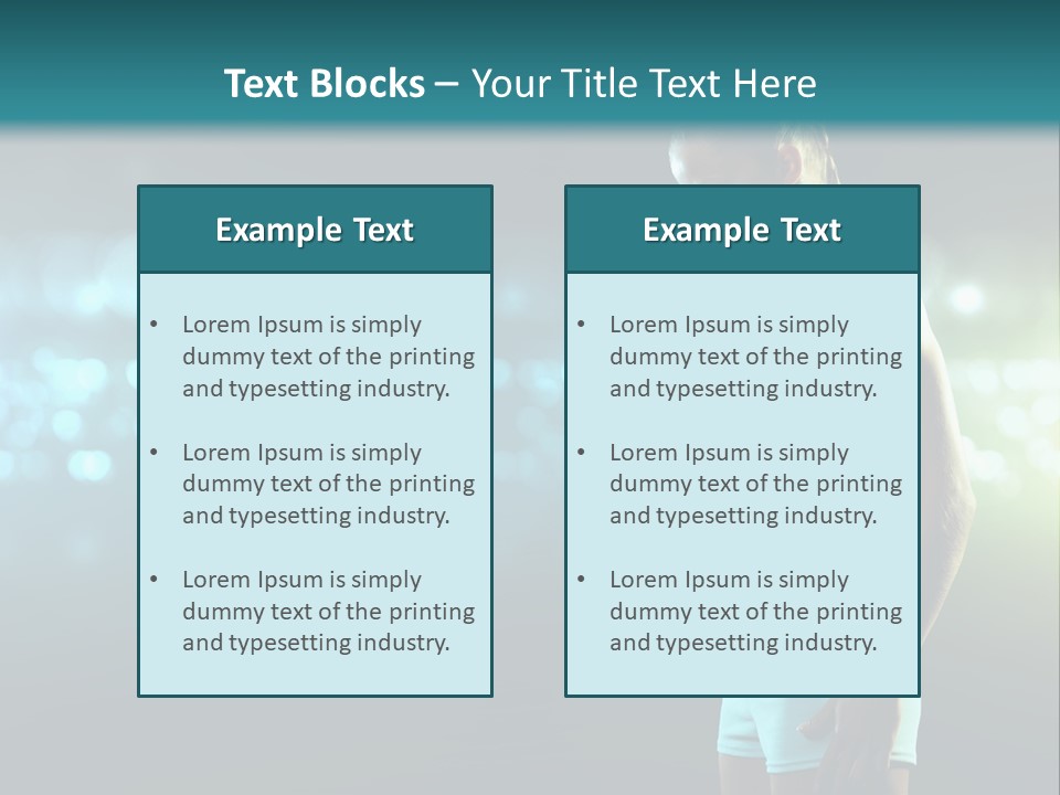Arm Sport Diet PowerPoint Template