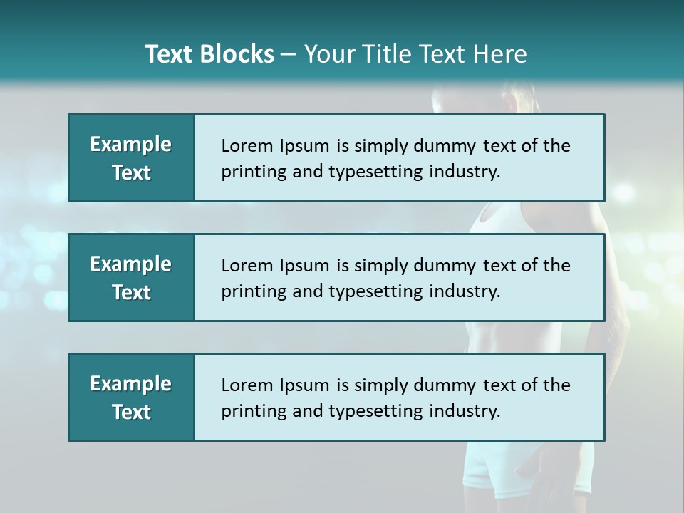 Arm Sport Diet PowerPoint Template