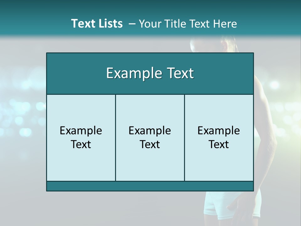 Arm Sport Diet PowerPoint Template