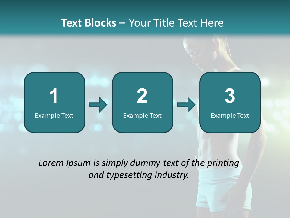 Arm Sport Diet PowerPoint Template