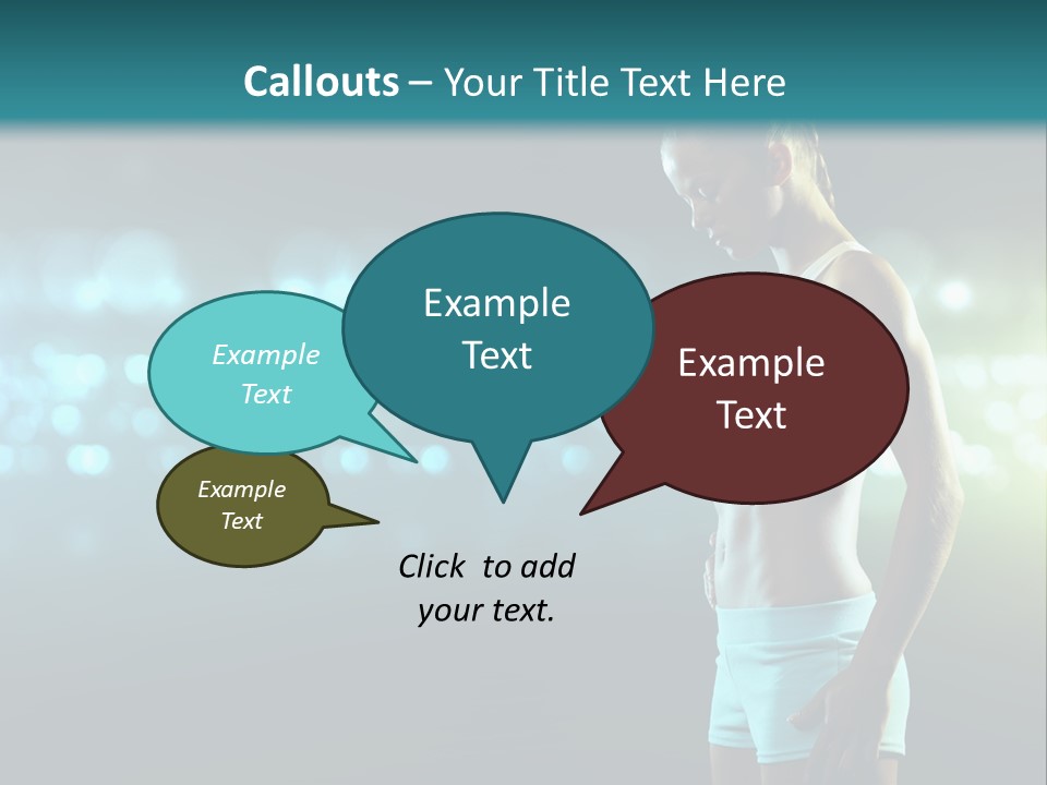 Arm Sport Diet PowerPoint Template