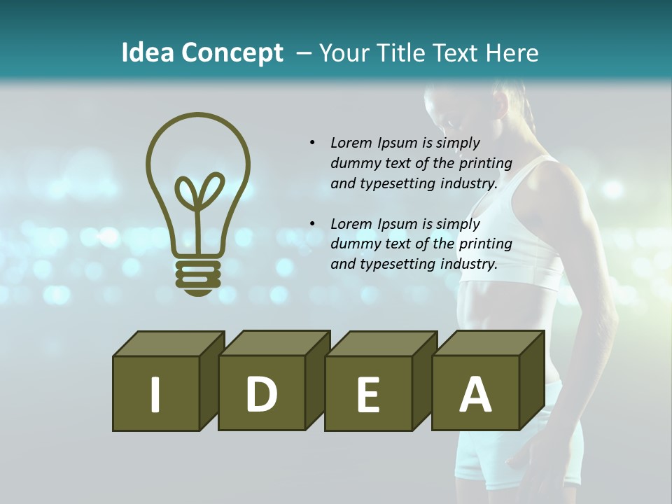 Arm Sport Diet PowerPoint Template