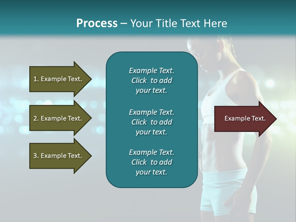 Arm Sport Diet PowerPoint Template