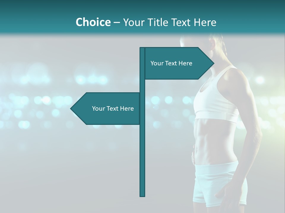 Arm Sport Diet PowerPoint Template