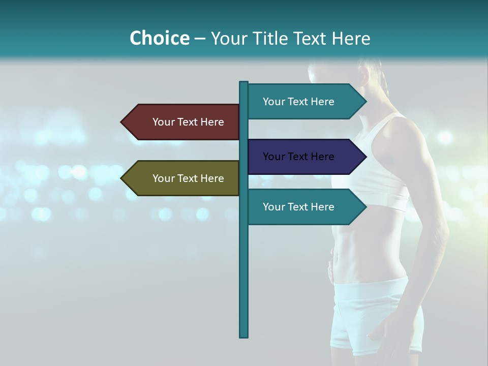 Arm Sport Diet PowerPoint Template