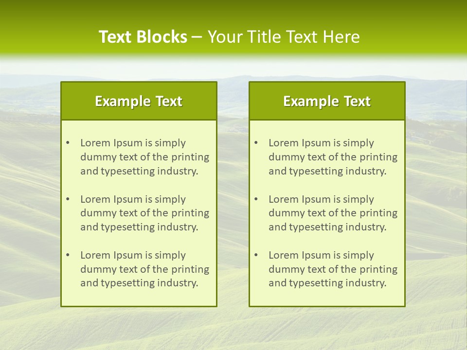 Shadow Tuscan Holidays PowerPoint Template