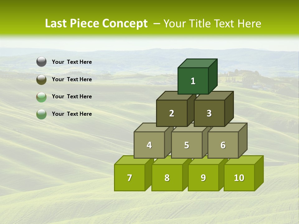 Shadow Tuscan Holidays PowerPoint Template