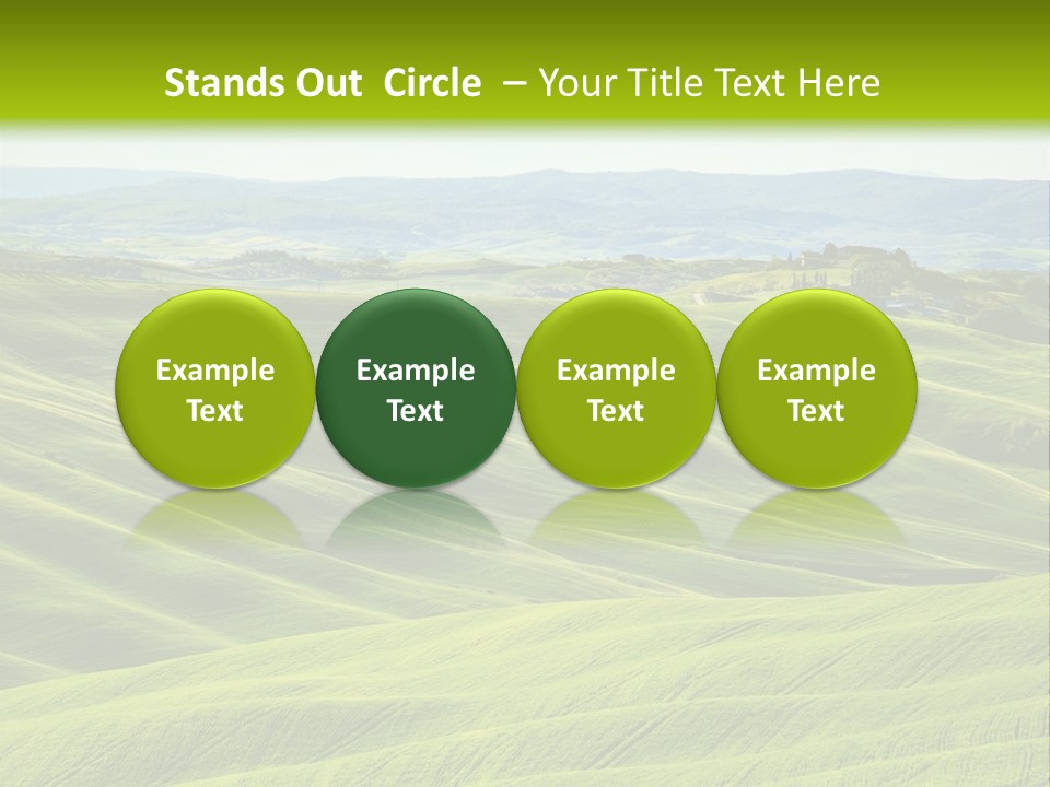 Shadow Tuscan Holidays PowerPoint Template