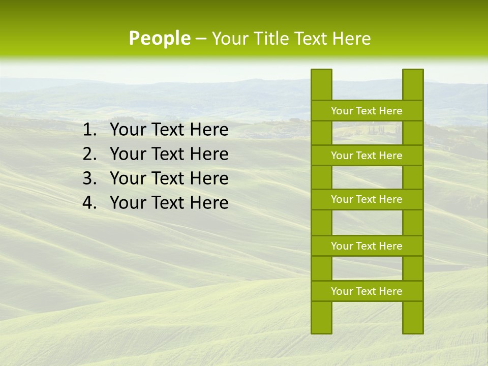 Shadow Tuscan Holidays PowerPoint Template